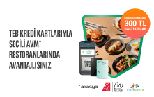 TEB Kredi Kartlarıyla İstanbul'da Seçili AVM'lerde Daha Avantajlısınız!